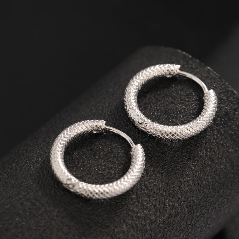 Stainless steel classic hoops