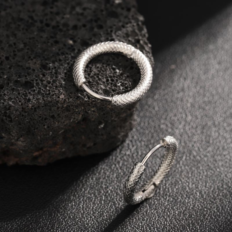 Stainless steel classic hoops