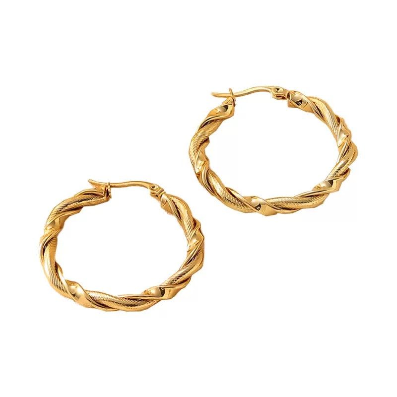 Big twilly hoops earrings