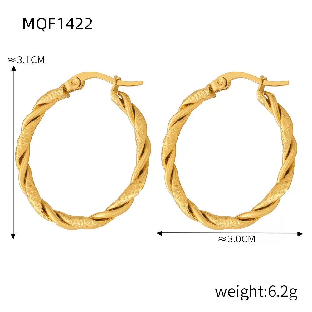 Big twilly hoops earrings