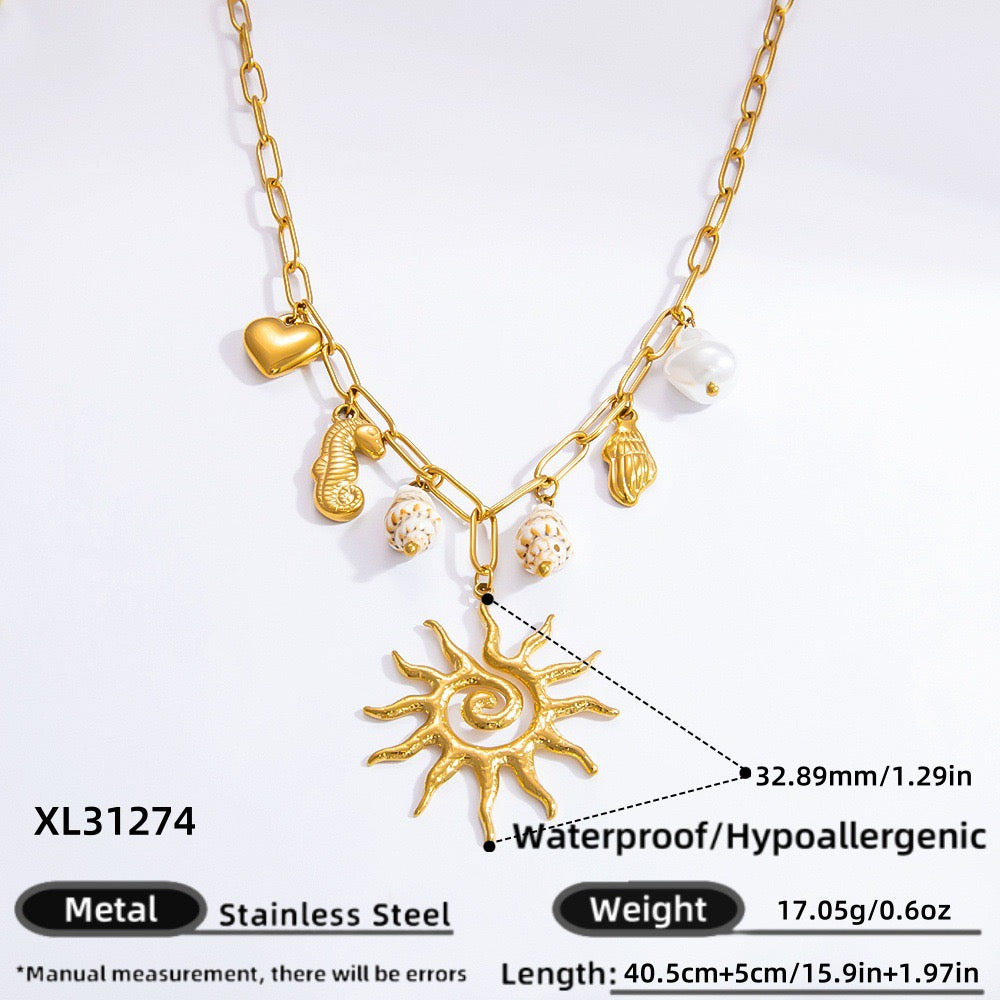 Bondi Helenah statement charm necklace
