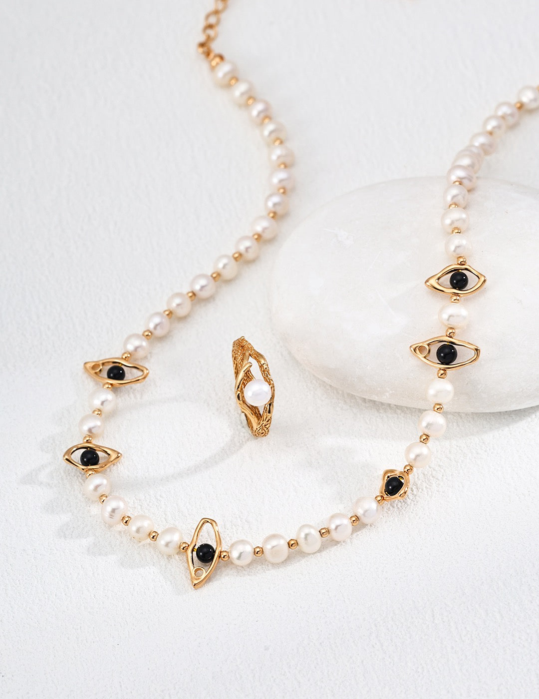 Branch pearl ring
