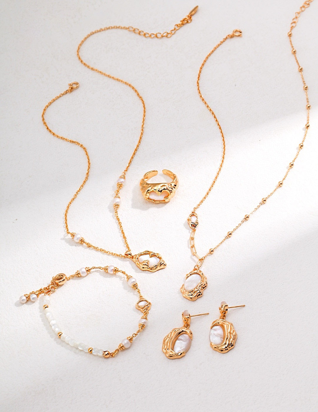 Silver mother of Pearl collection