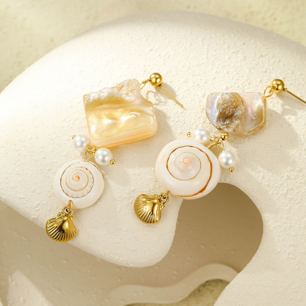 Natural Shell earrings