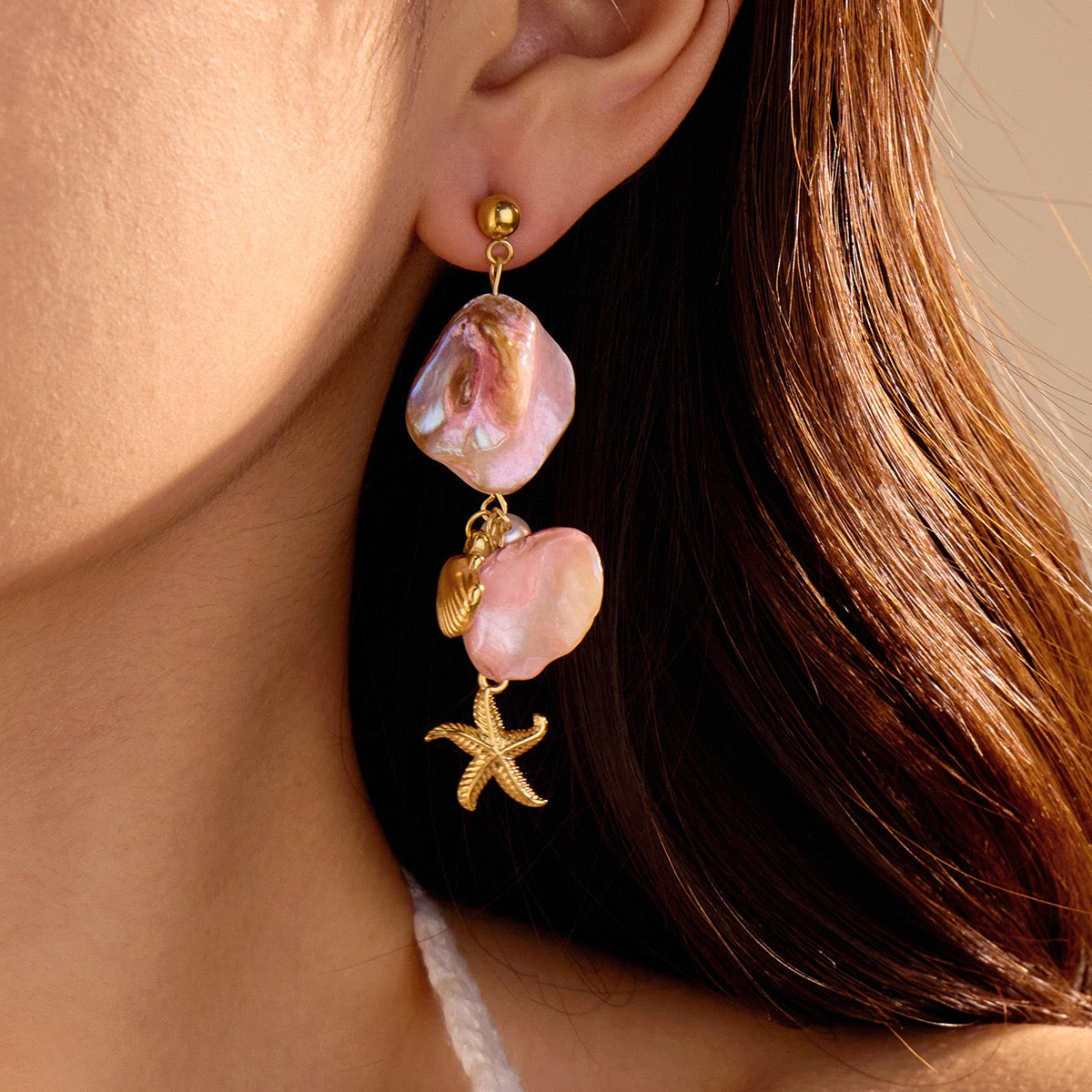 Natural Shell earrings