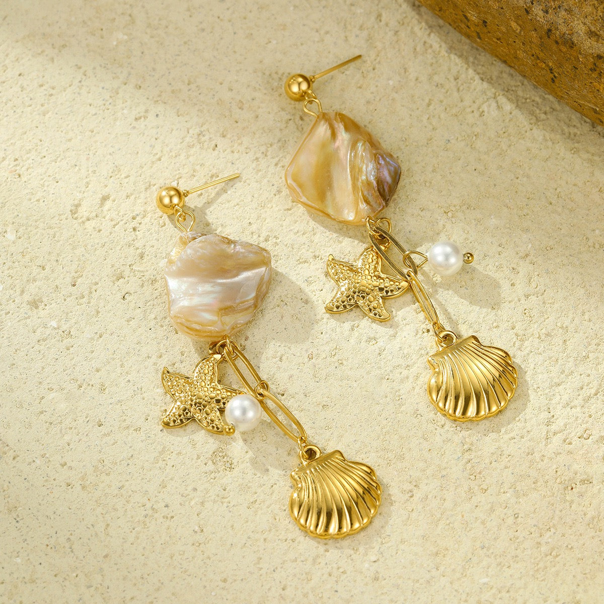Natural Shell earrings