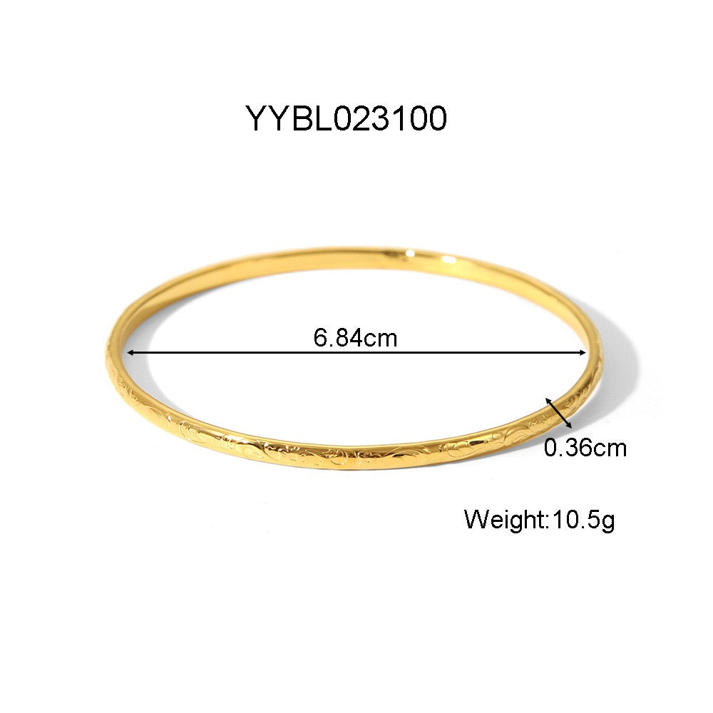 Dainty hoop bangles