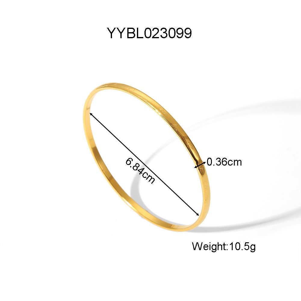 Dainty hoop bangles