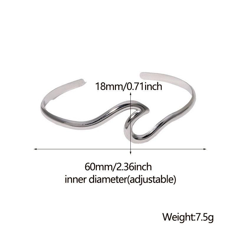 Wave bangles