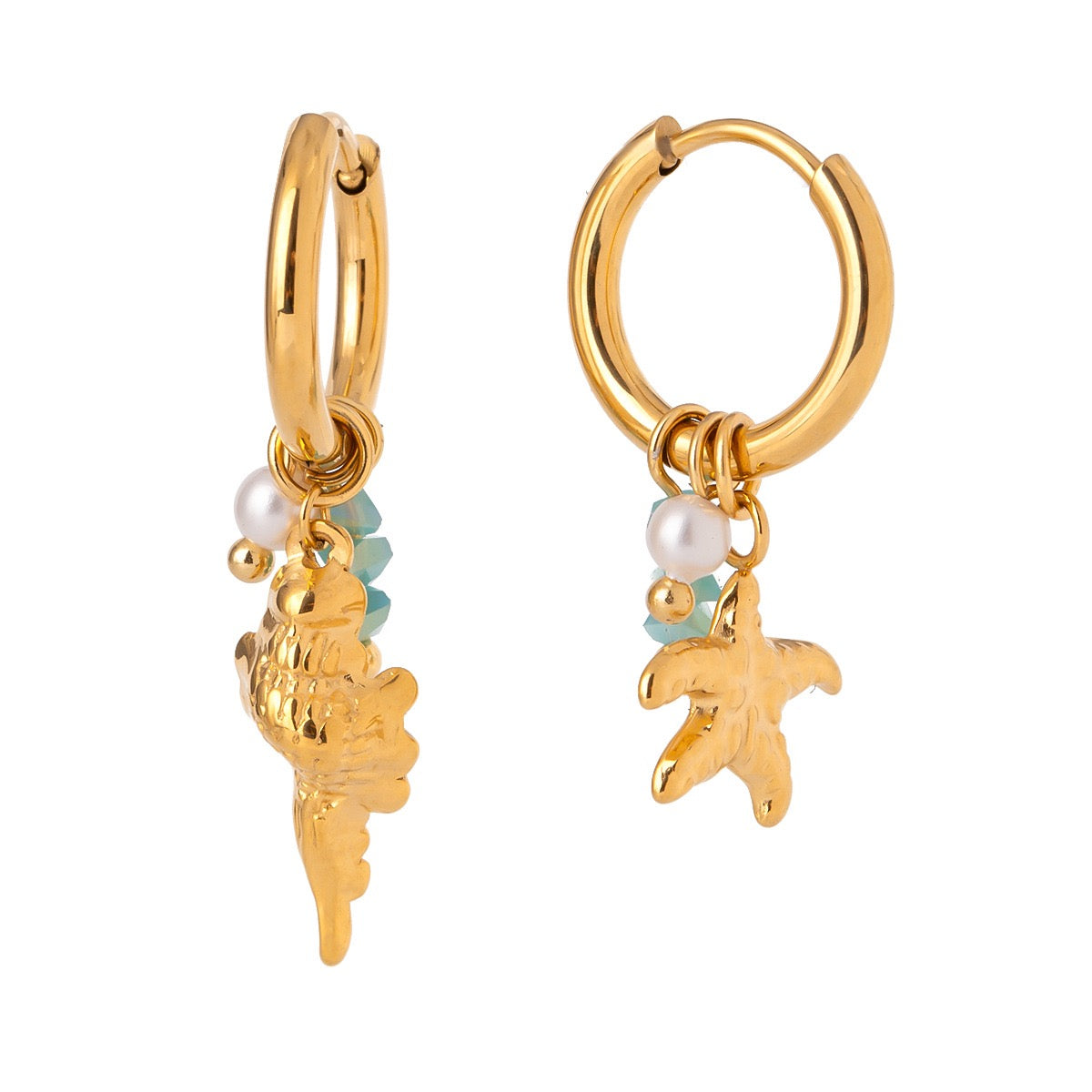 Starfish little hoops