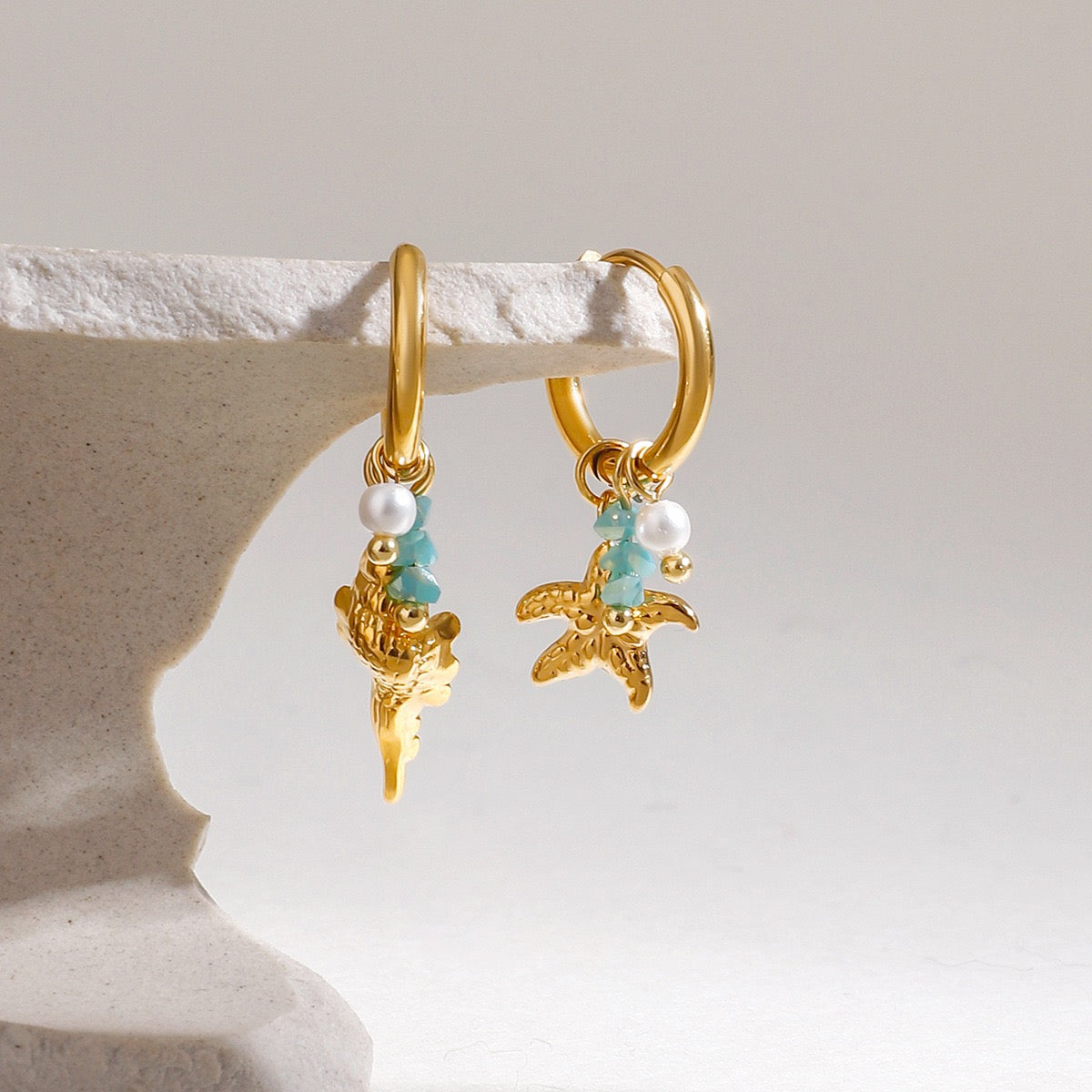 Starfish little hoops