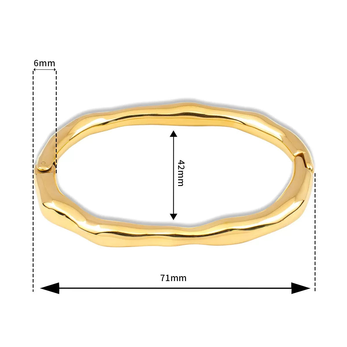Lebby square bangle