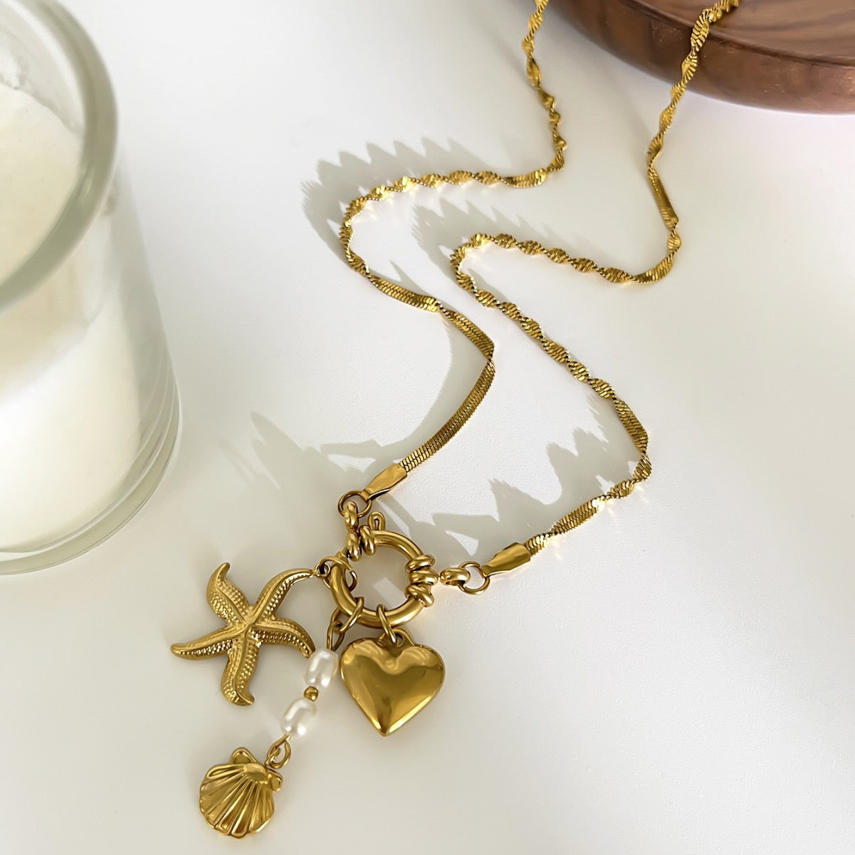 Danny diy charm necklace