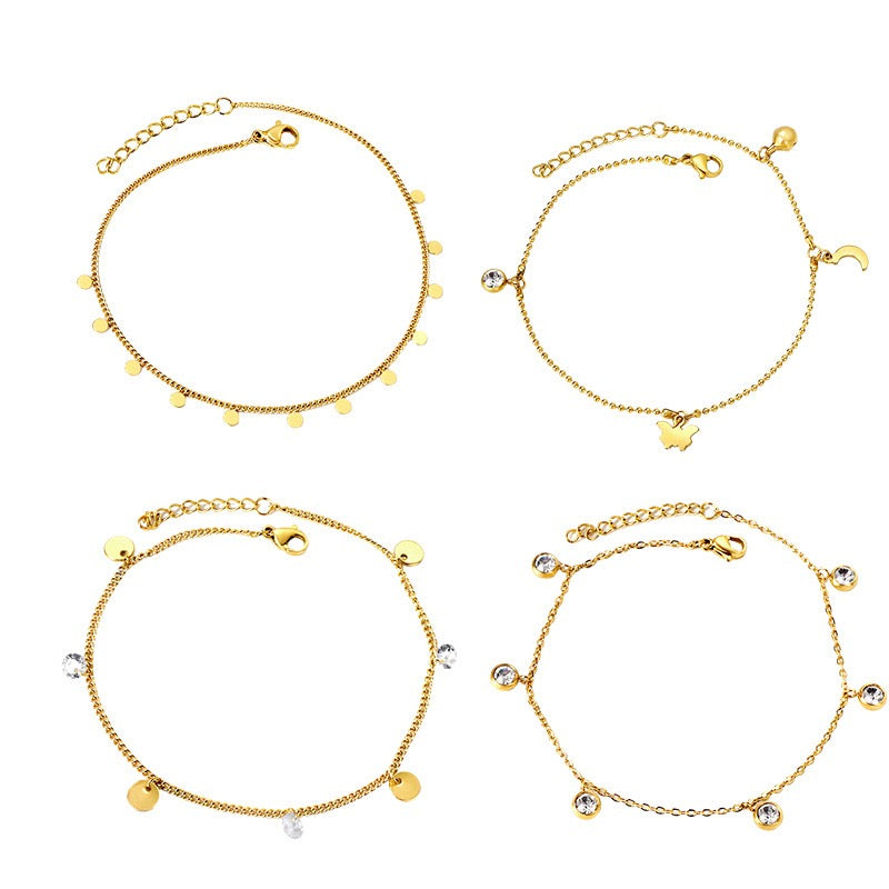 Helen Dangle anklet