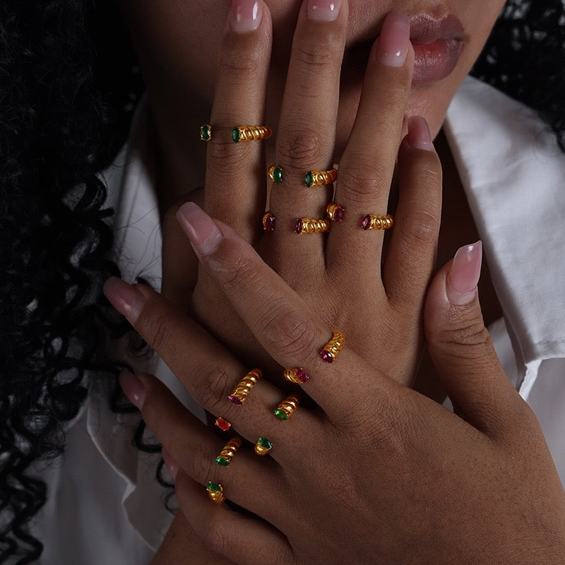 Jimin rock rings