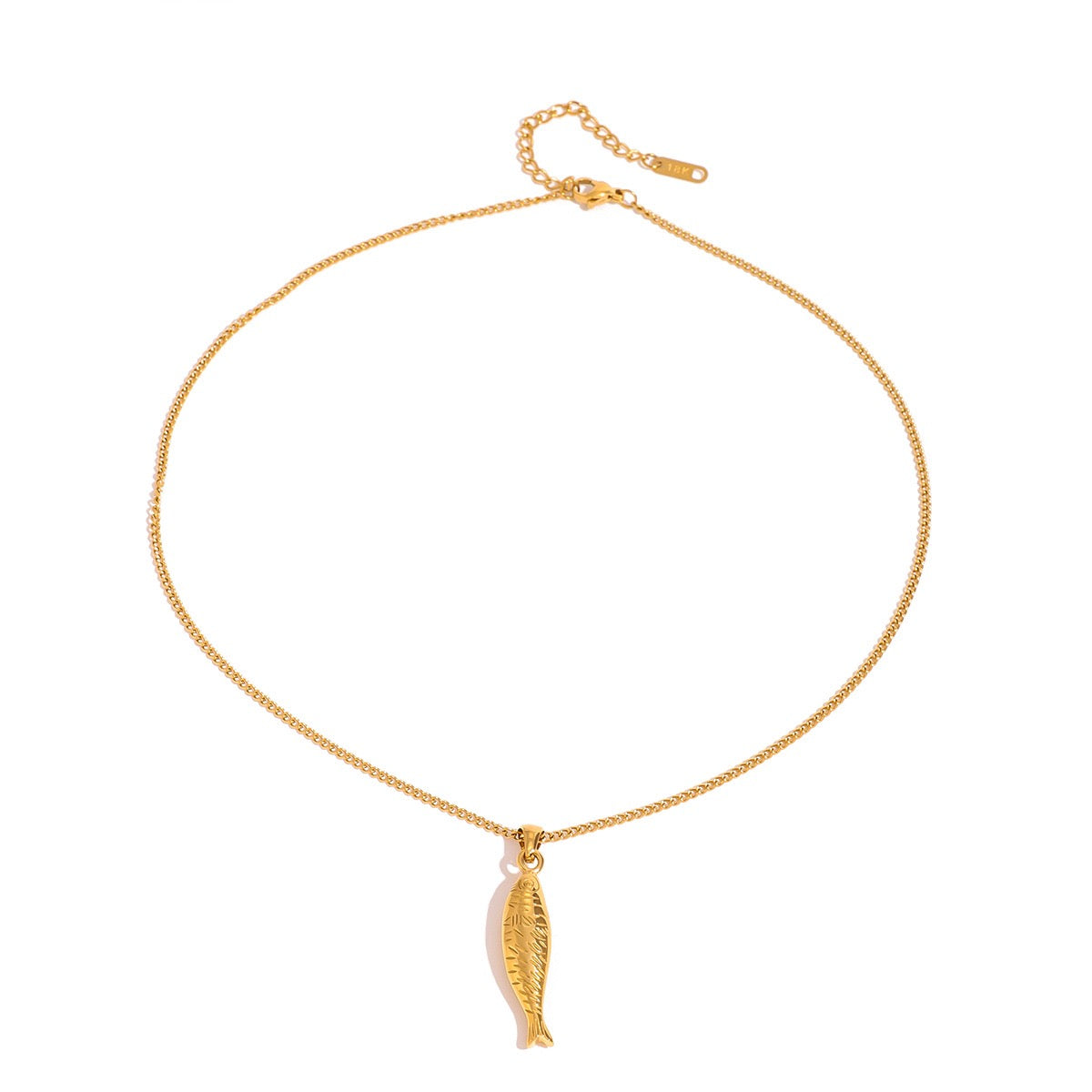 Fish pendant necklace