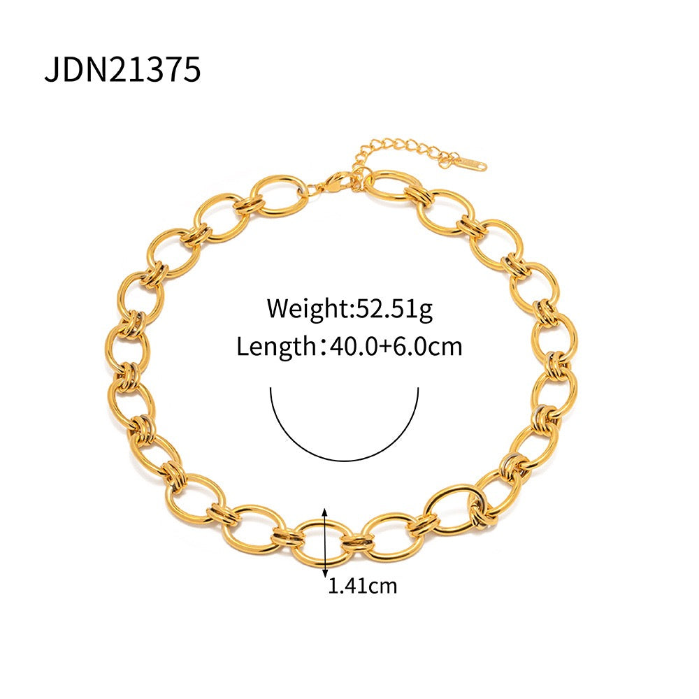 Elisa hoop chains set