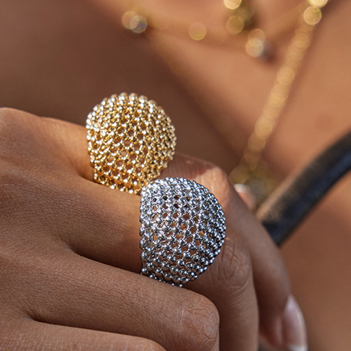 Golden nest ring