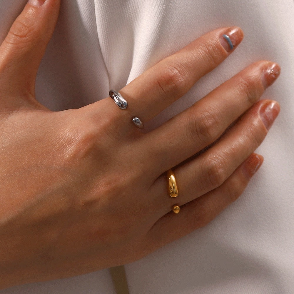 Open band rings