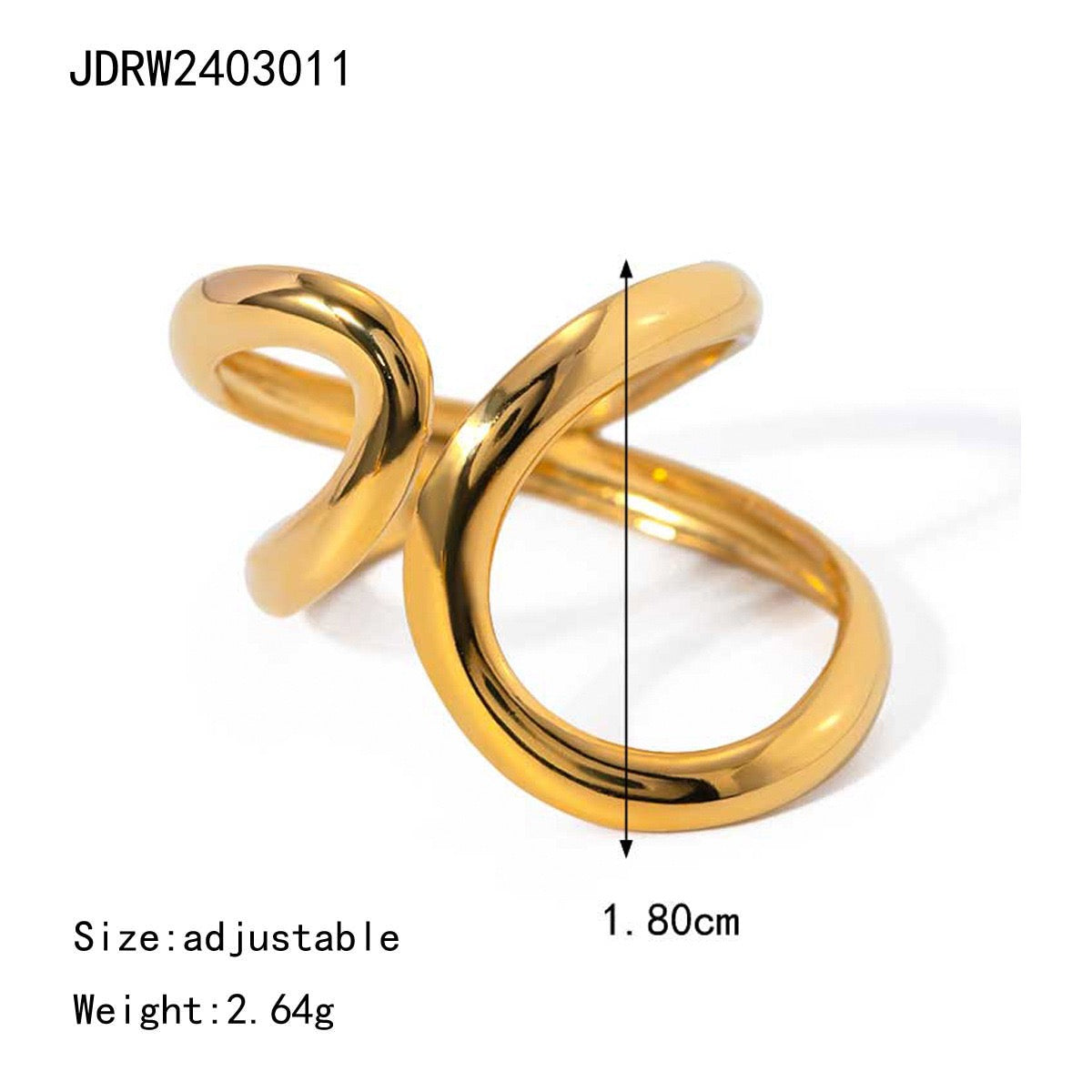 Double lines ring