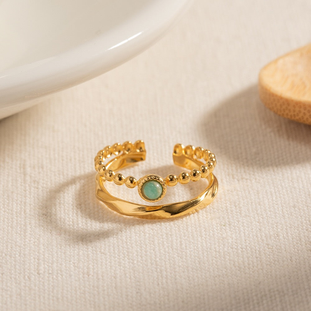 Blisaa Blue eye rings
