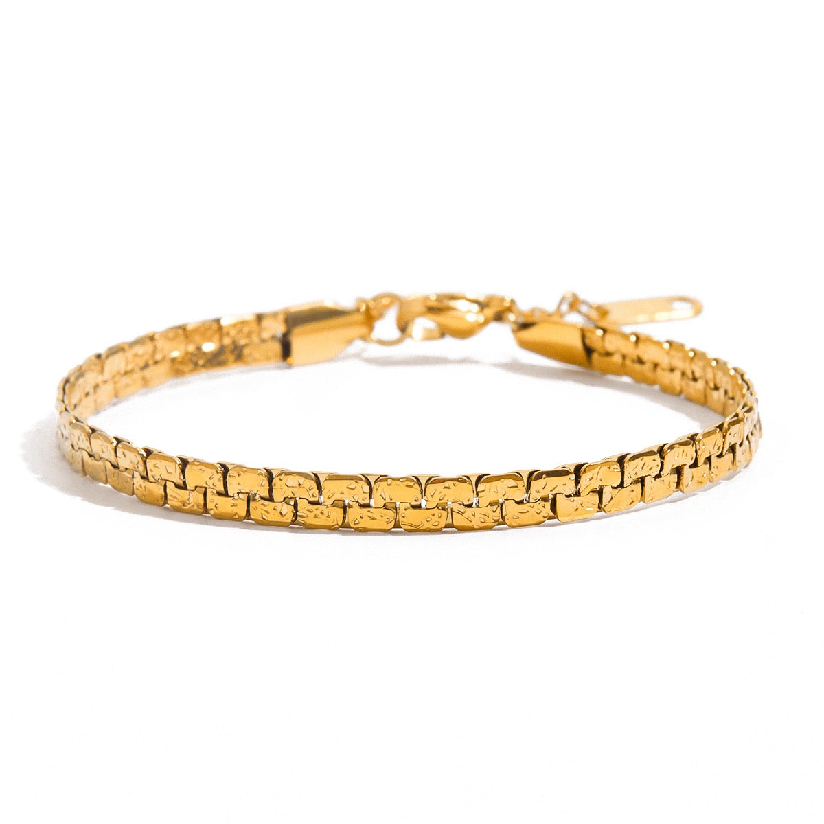 Square cubes necklace bracelet set