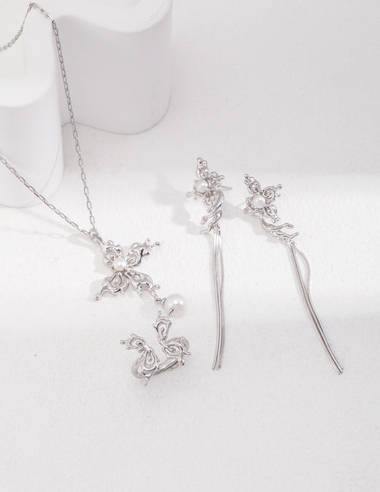 Sergio Butterfly Pearl set
