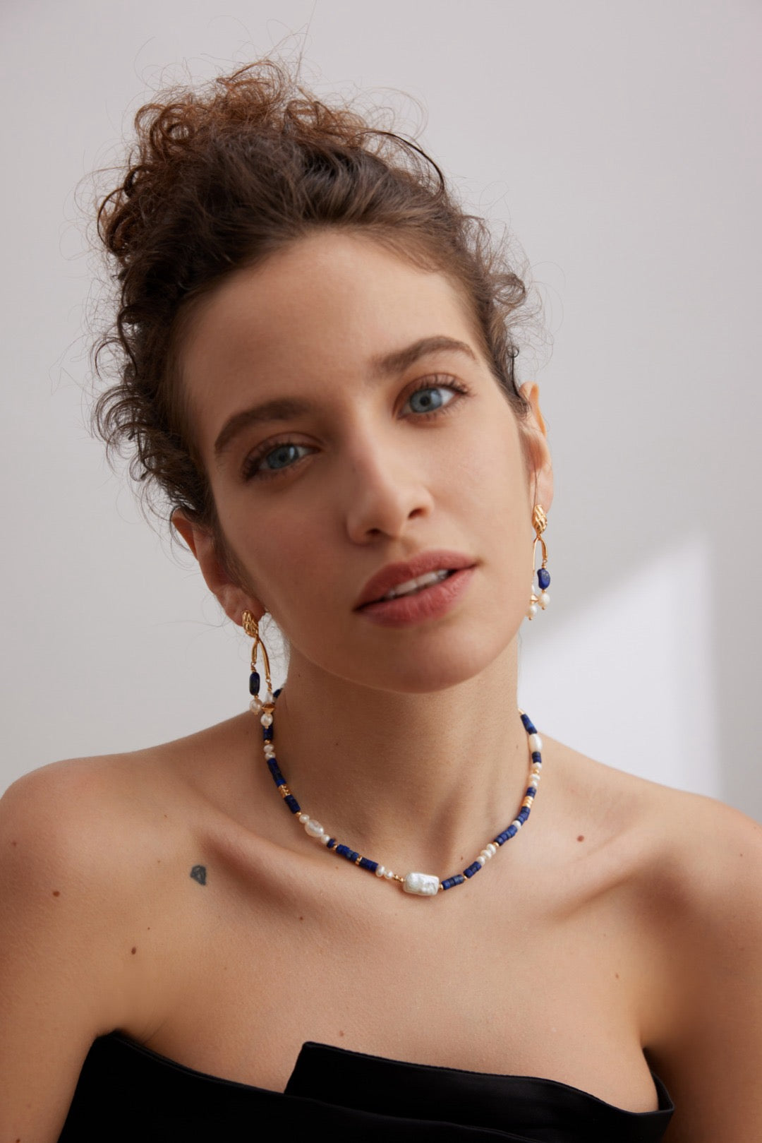 Murra lapis pearl set