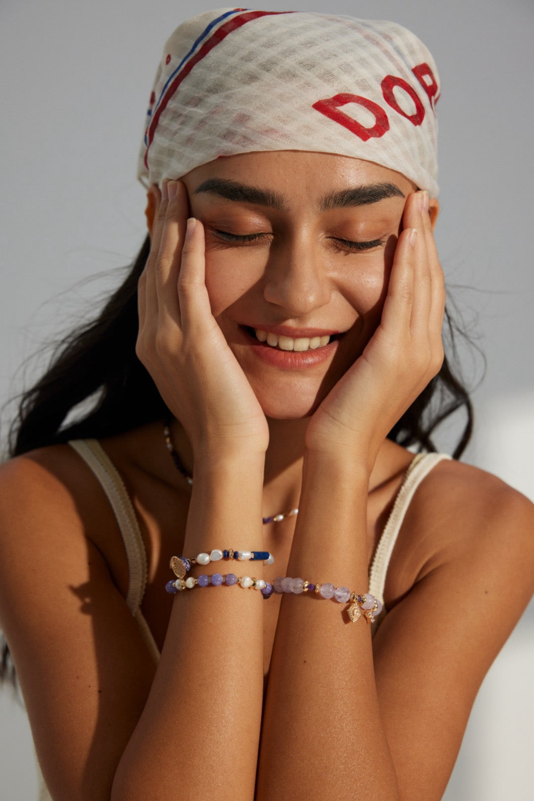 Lakeside Lapis pearl bracelet