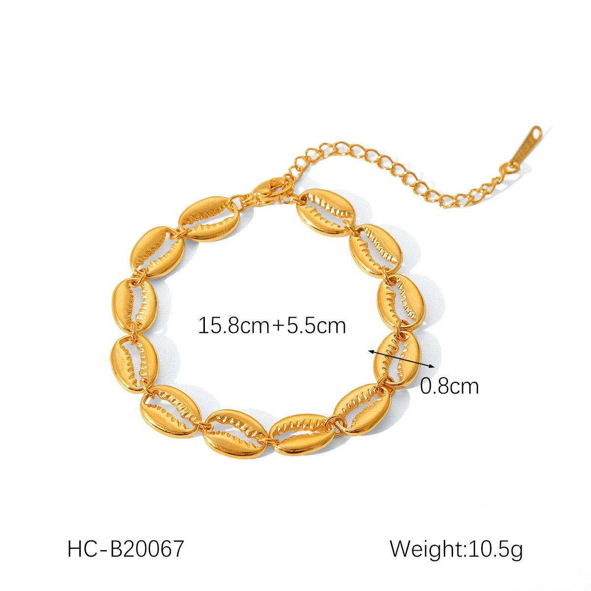 Statement chunky chain bracelets