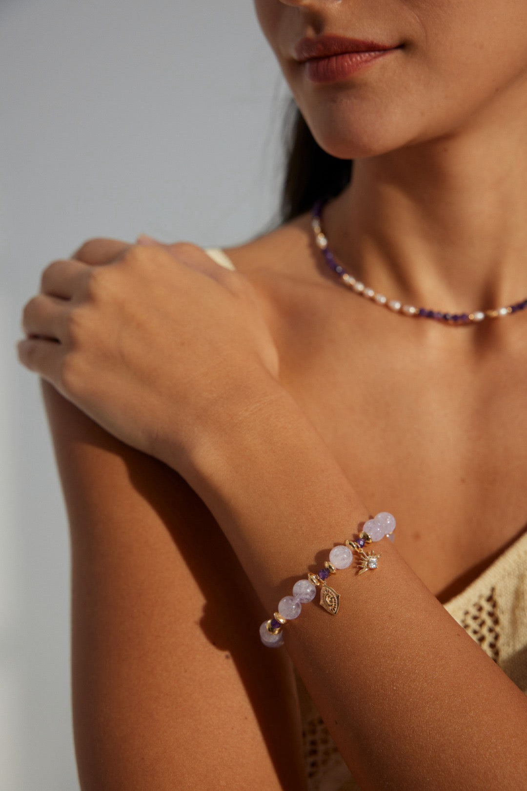 Amethyst bracelet