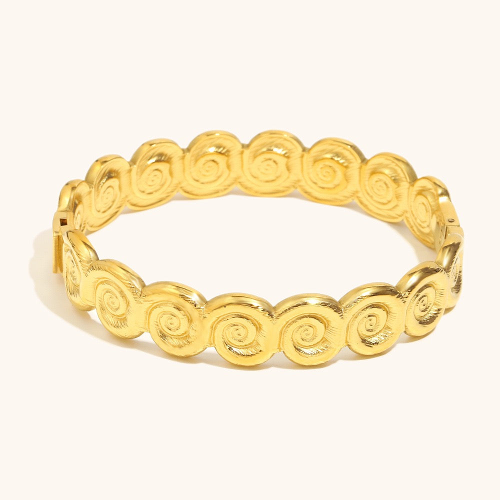 Swirl Round bangle
