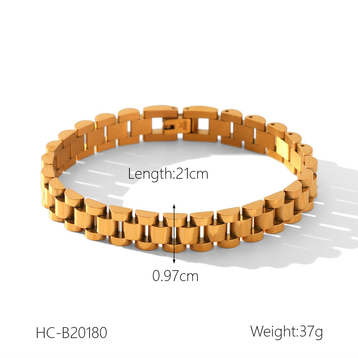Statement chunky chain bracelets