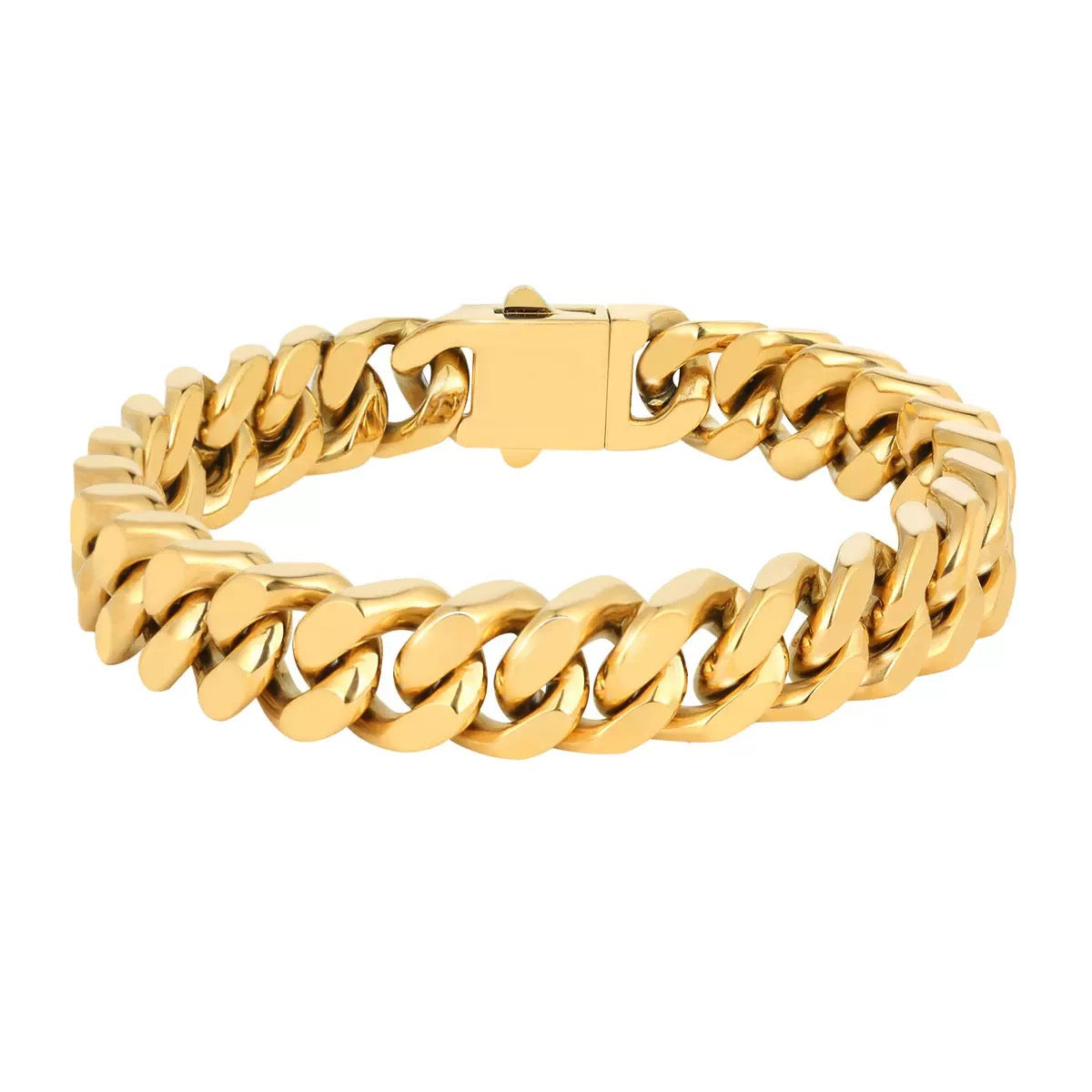Statement chunky chain bracelets