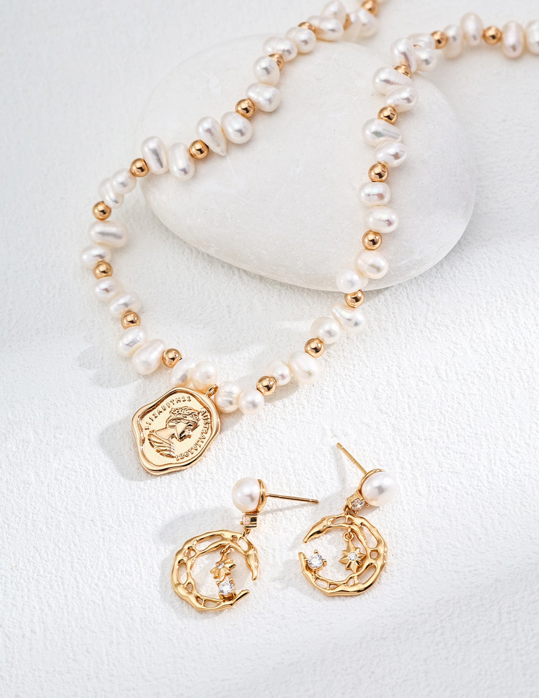 Central Moonlight sky earrings
