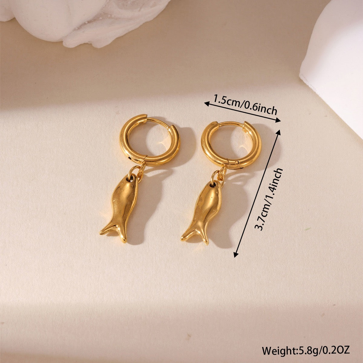 Golden fish hoops