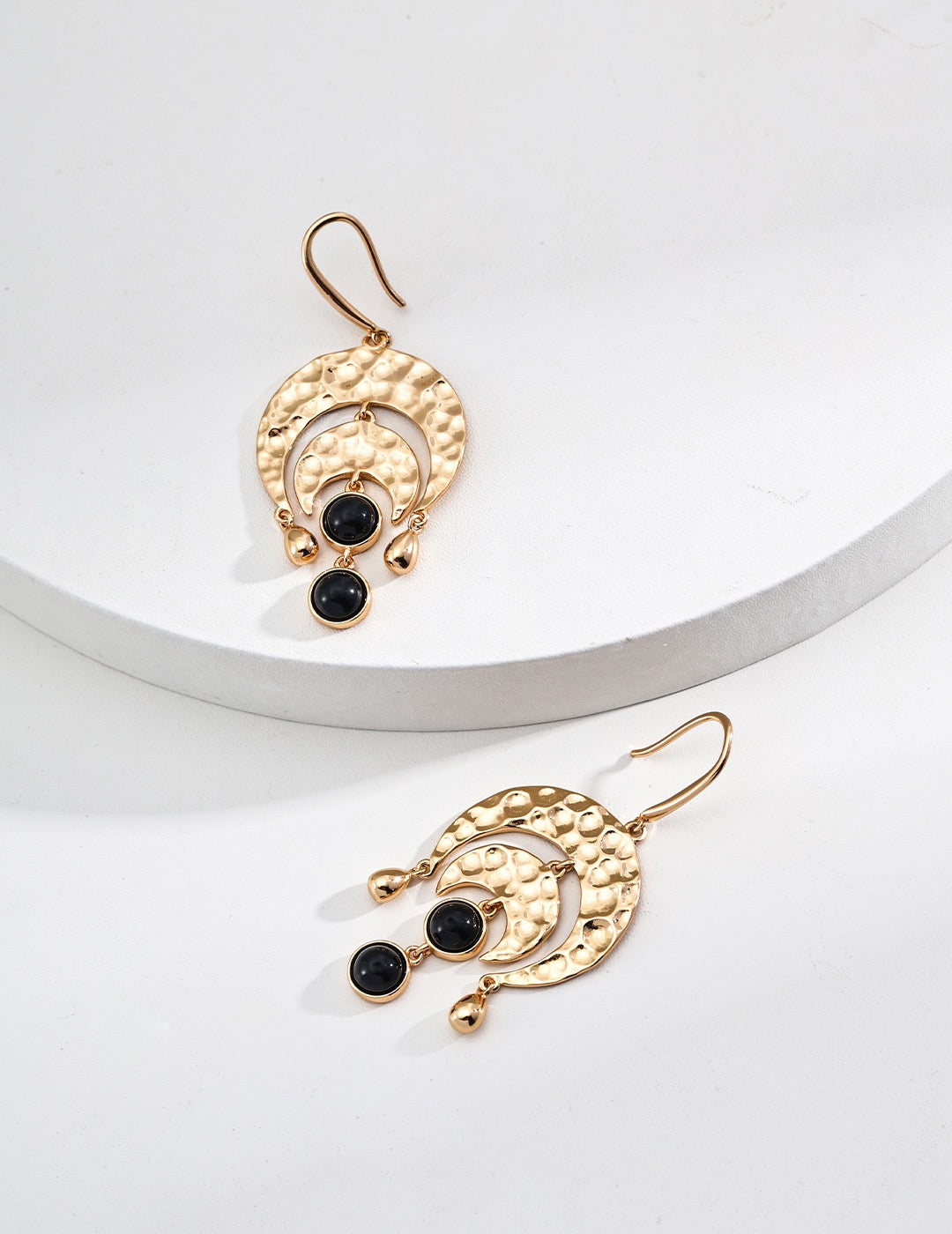 Dectar Black agate Pearl set