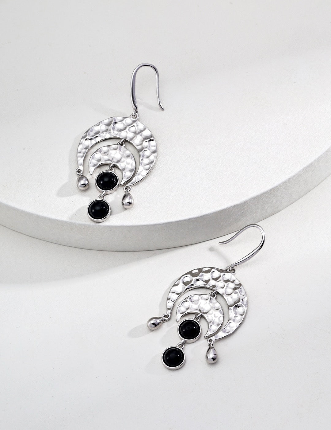 Dectar Black agate Pearl set