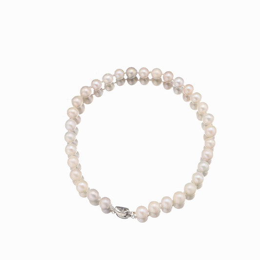 Addison bulb pearl necklace