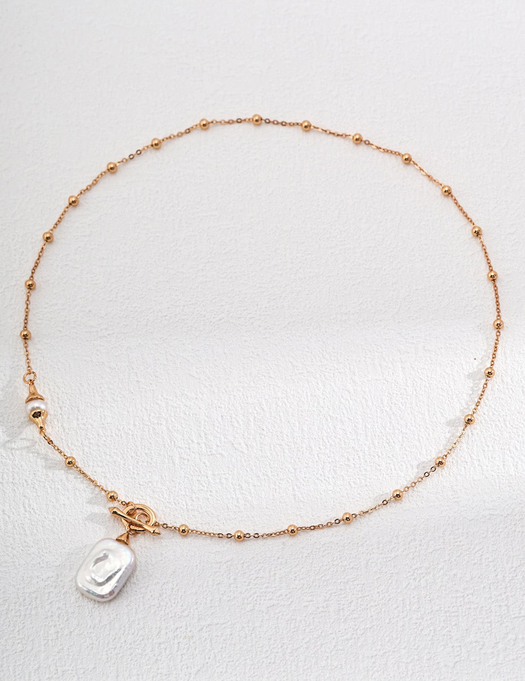 Gabreilla Square baroque necklace