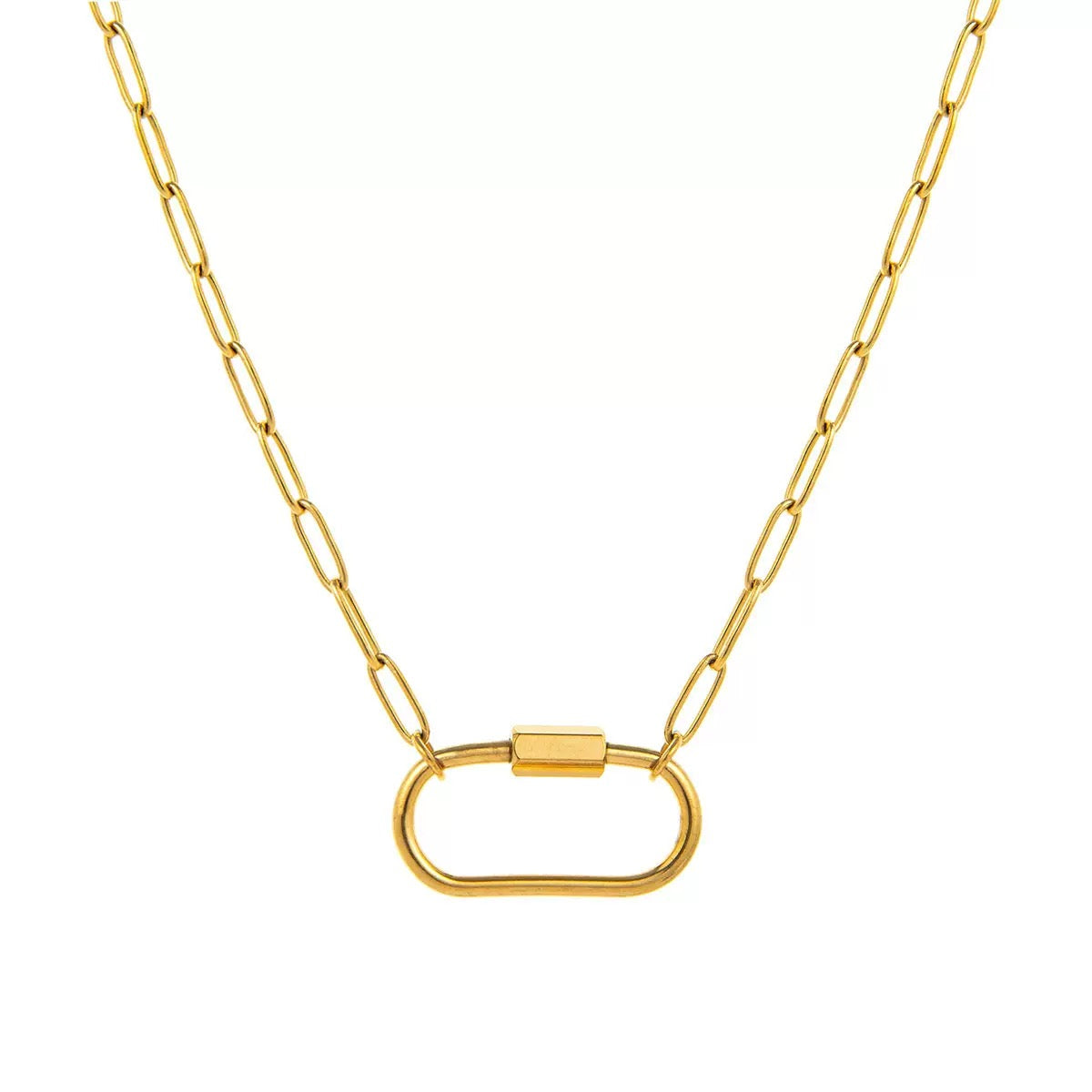 Statement chains necklace
