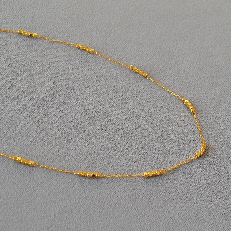 Rounds gold necklace