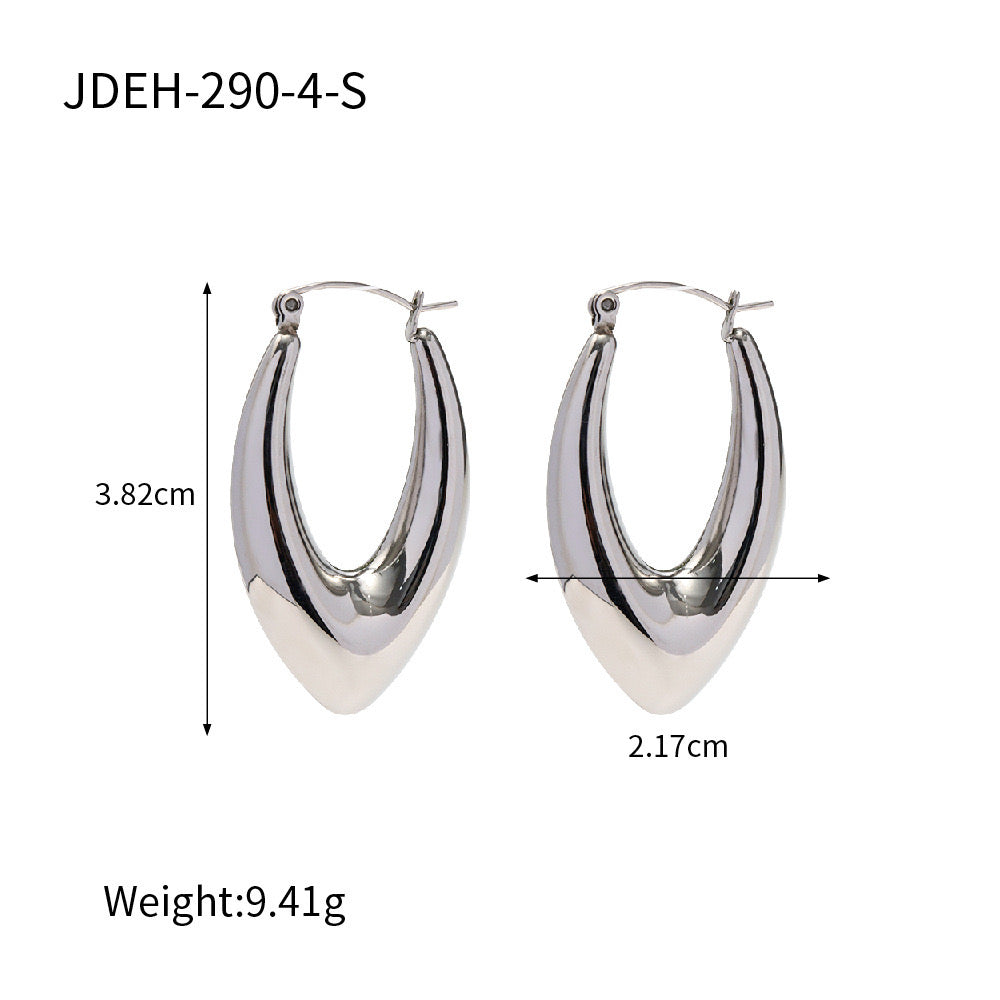 Stainless steel hoops collection