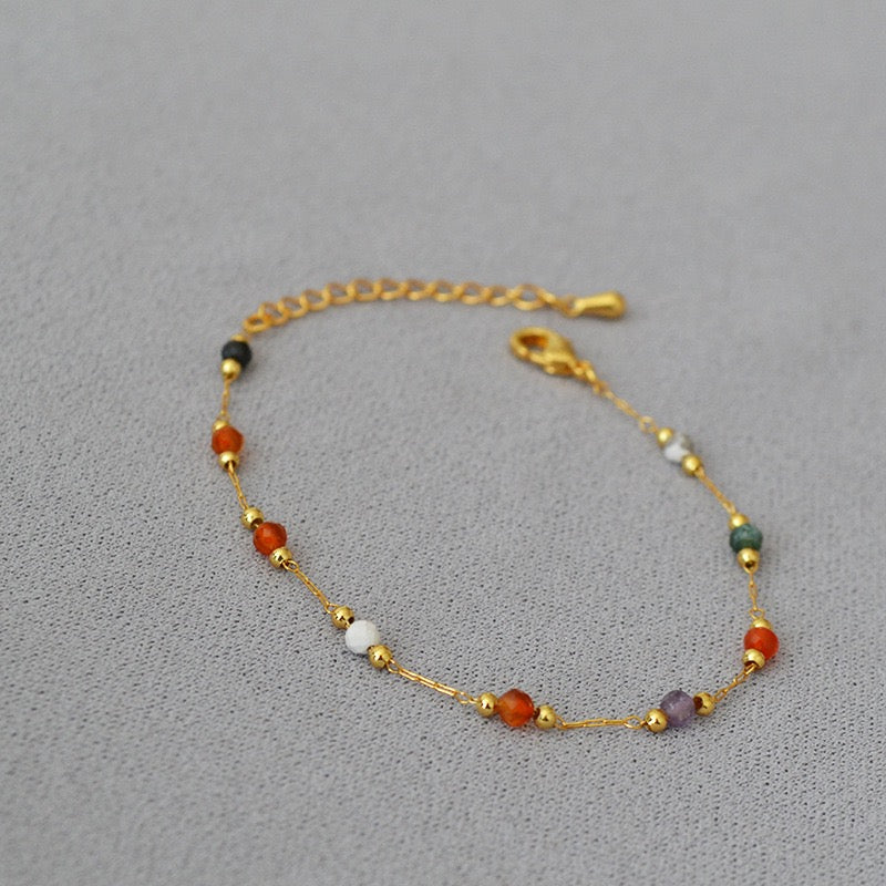 Rainbow stones bracelet