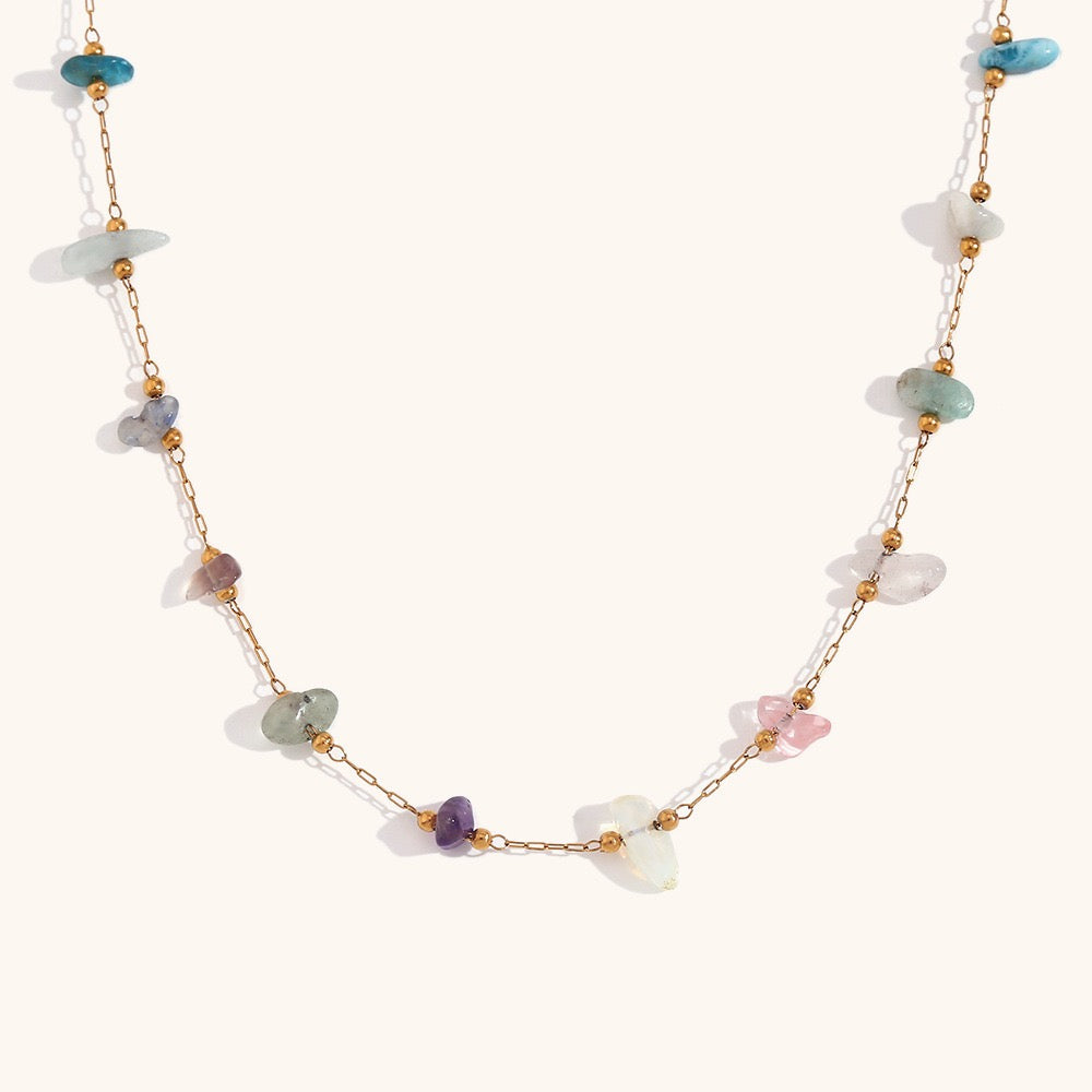 Natural stones necklace