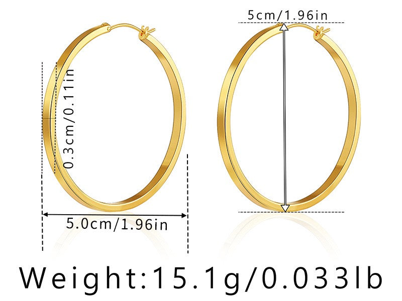 Simple round hoops