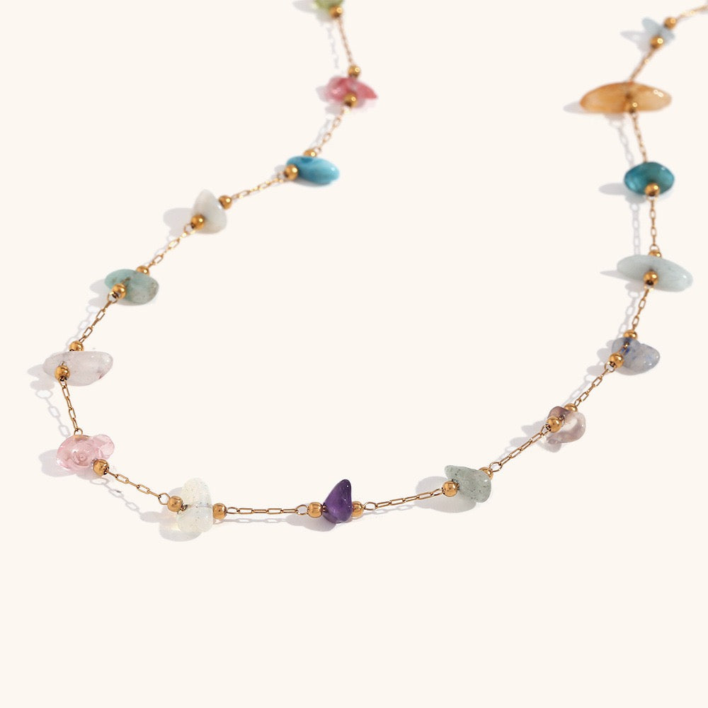 Natural stones necklace