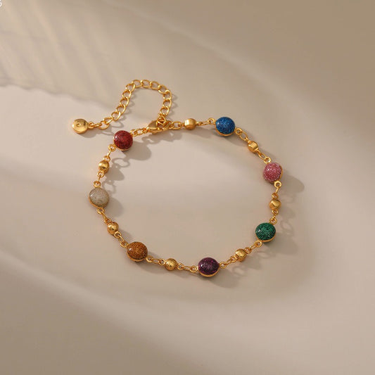 Colorful stones bracelet