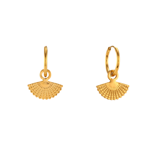 Dallas fan earrings