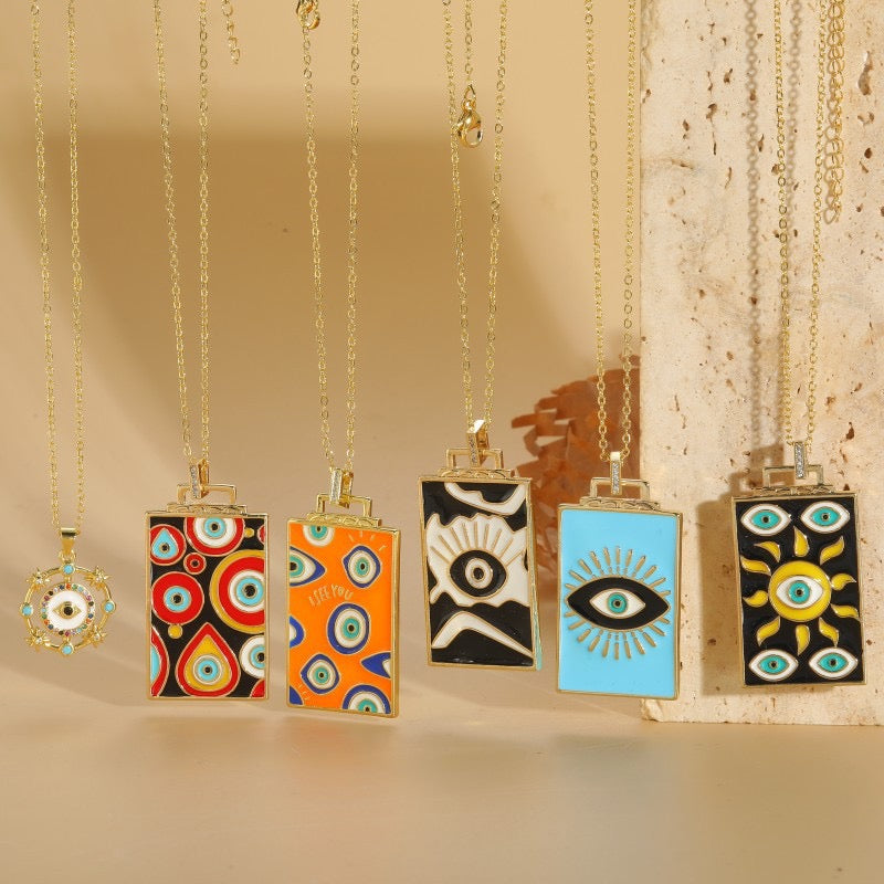 Tarot cards necklaces